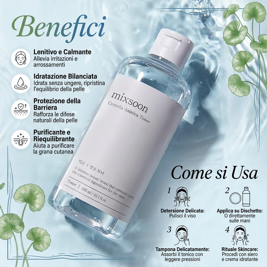 Mixsoon Centella Asiatica Toner 300 ML