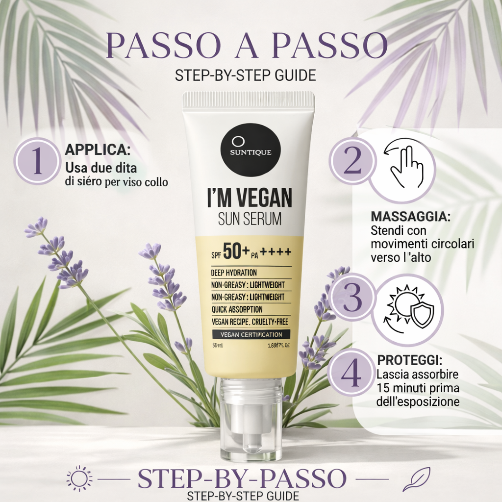 SUNTIQUE I'm Vegan Sun Serum SPF50+ PA++++ 50ml